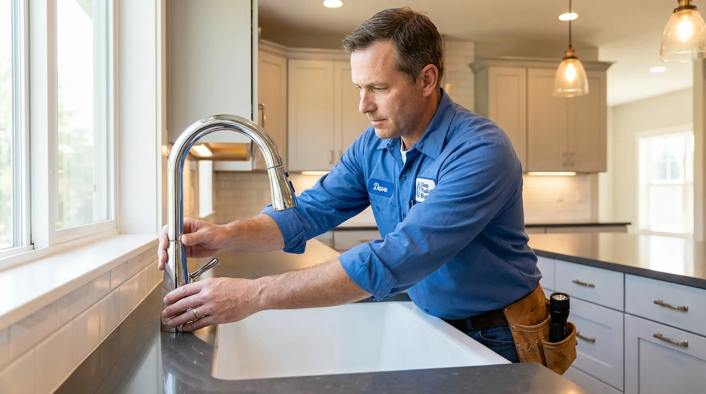 Kitchen faucet installation by Johns Plumbing LLC in Azusa